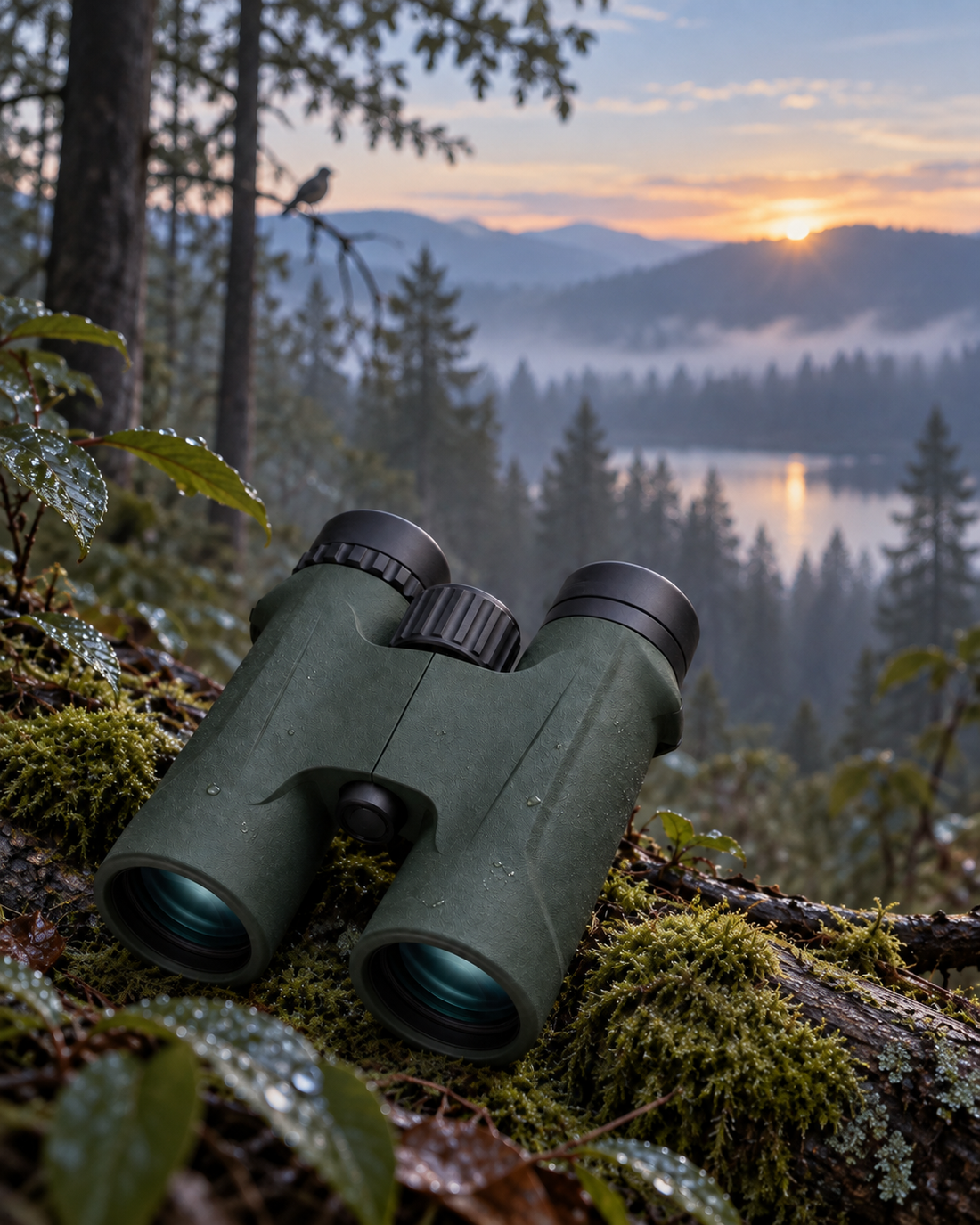 Observation ornithologique aux jumelles