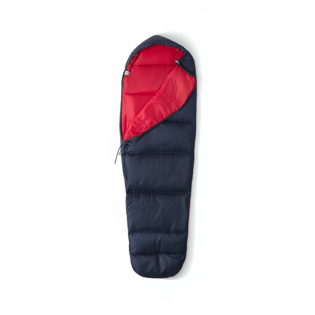 Sac de couchage momie léger camping randonnée – confort 10°C à 20°C