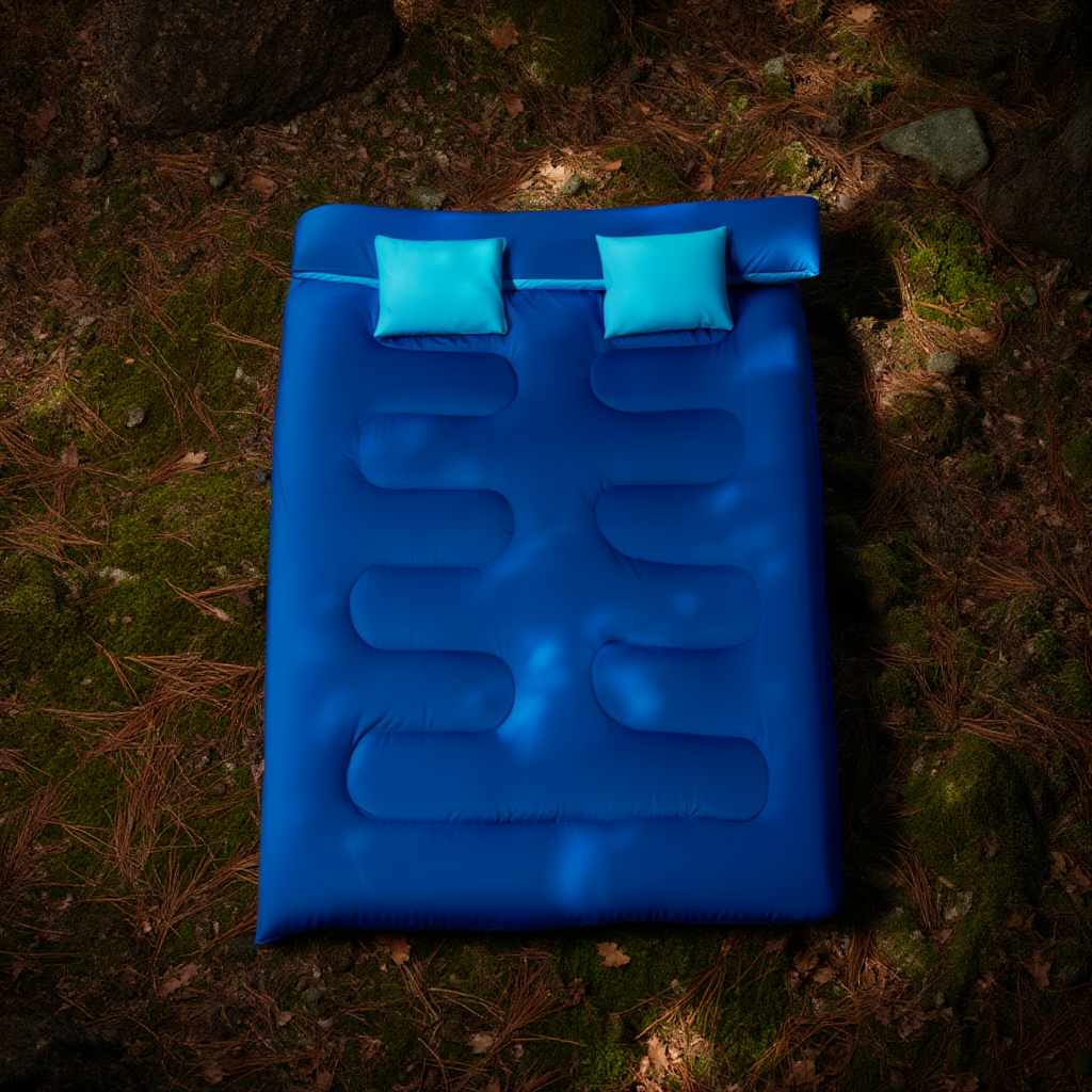 Sac de couchage double 2 personnes modulable – confort 5°C à 15°C