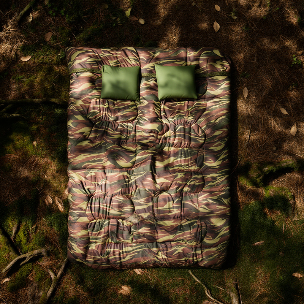 Sac de couchage double 2 personnes modulable – confort 5°C à 15°C