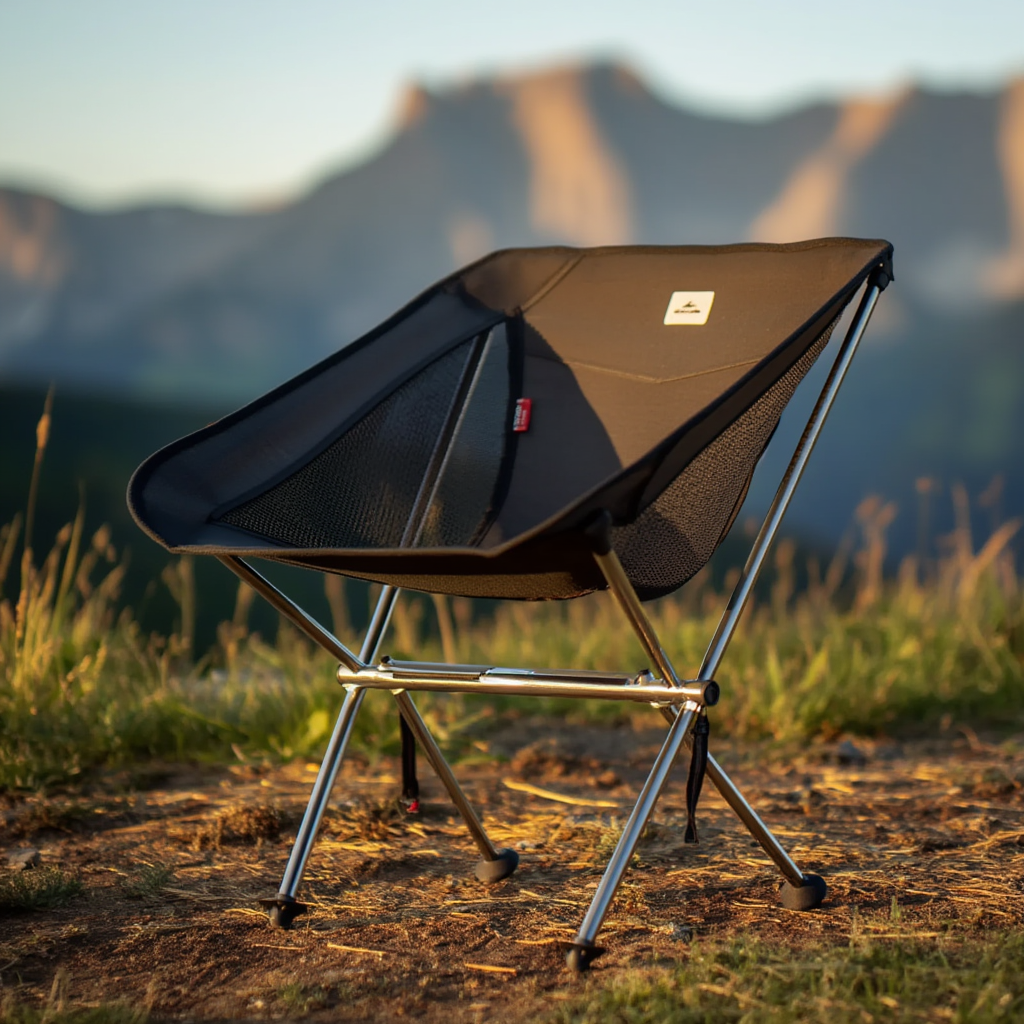 Chaise pliante camping aluminium – ultra légère 0,95 kg charge 150 kg