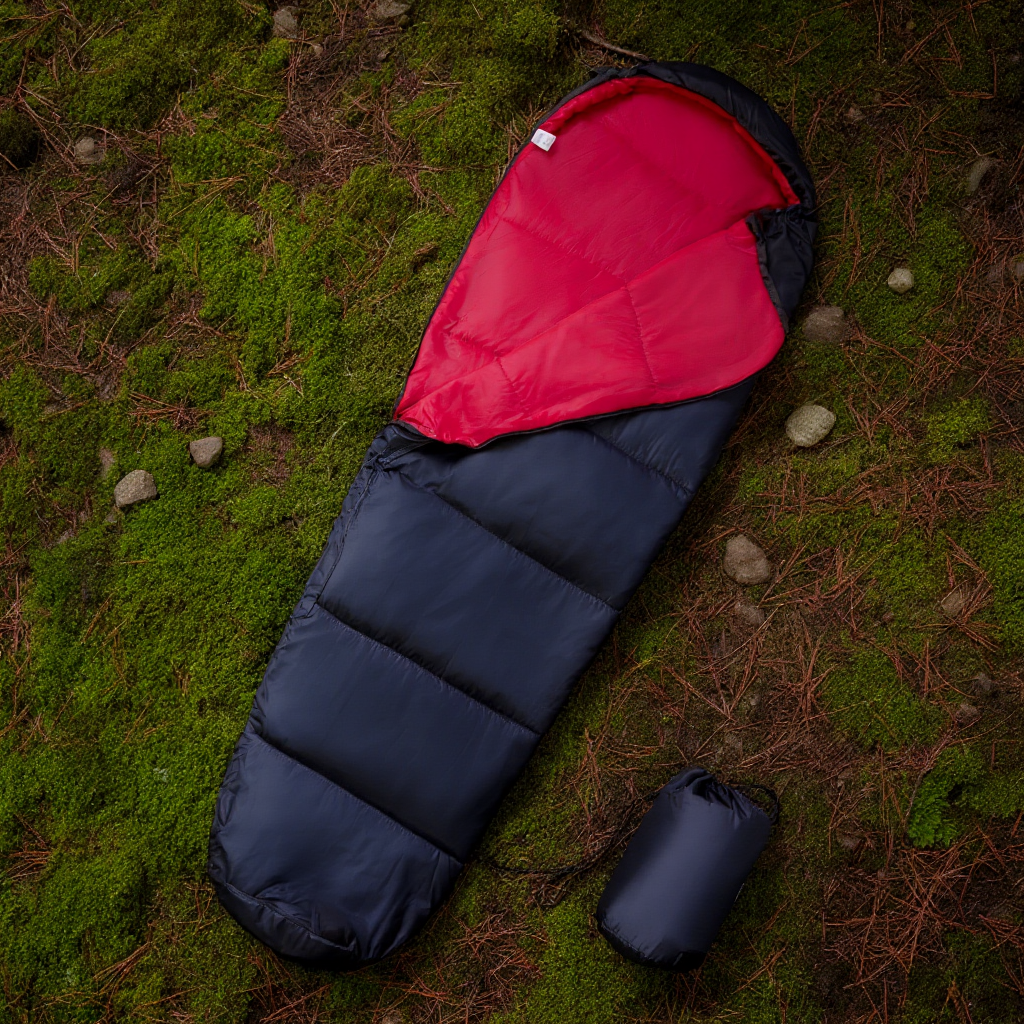 Sac de couchage momie léger camping randonnée – confort 10°C à 20°C