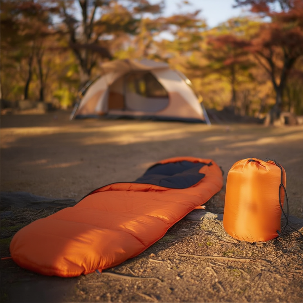 Sac de couchage momie léger camping randonnée – confort 10°C à 20°C