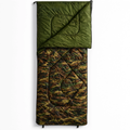 Sac de Couchage Rectangulaire LunaCamp — Militaire | 15°C à 25°C