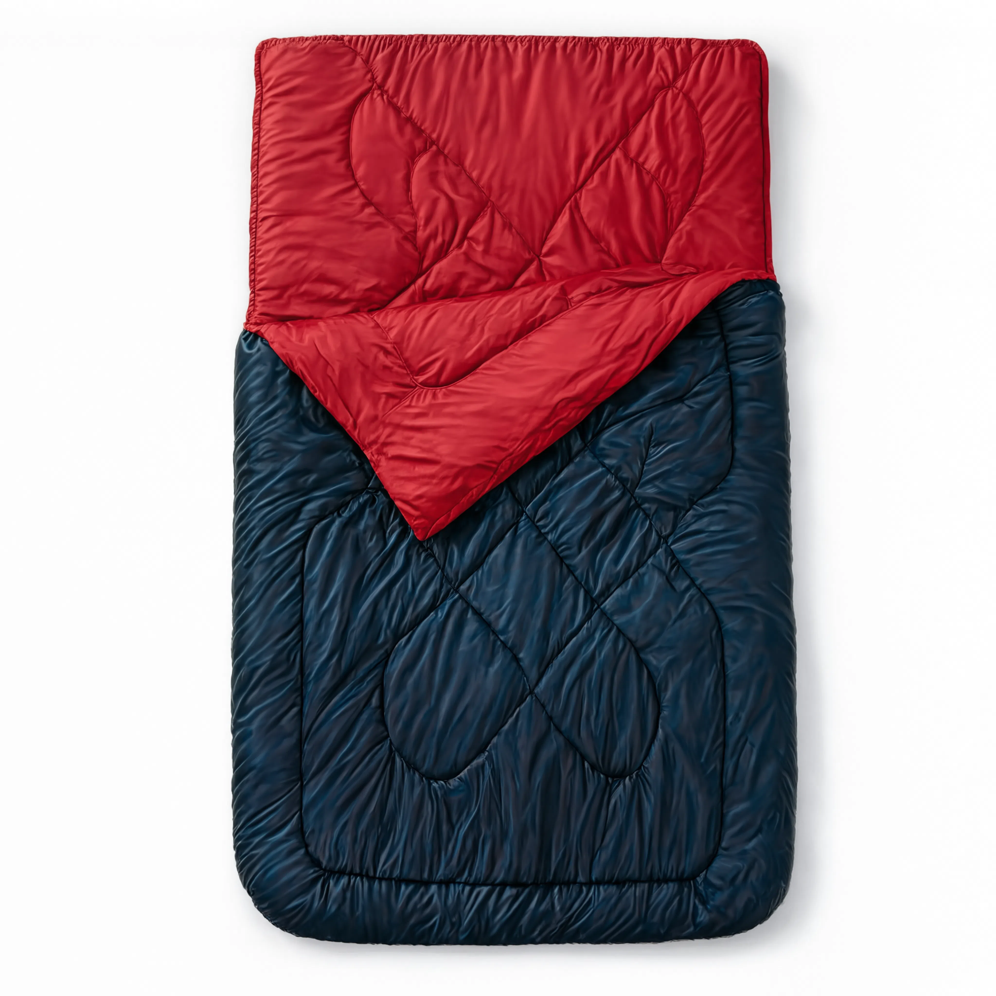 Sac de Couchage Double LunaCamp — Noir & rouge | 5°C à 15°C