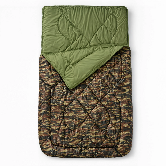 Sac de Couchage Double LunaCamp — Militaire | 5°C à 15°C