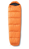 Sac de Couchage Momie LunaCamp — Orange & noir | 10°C à 20°C