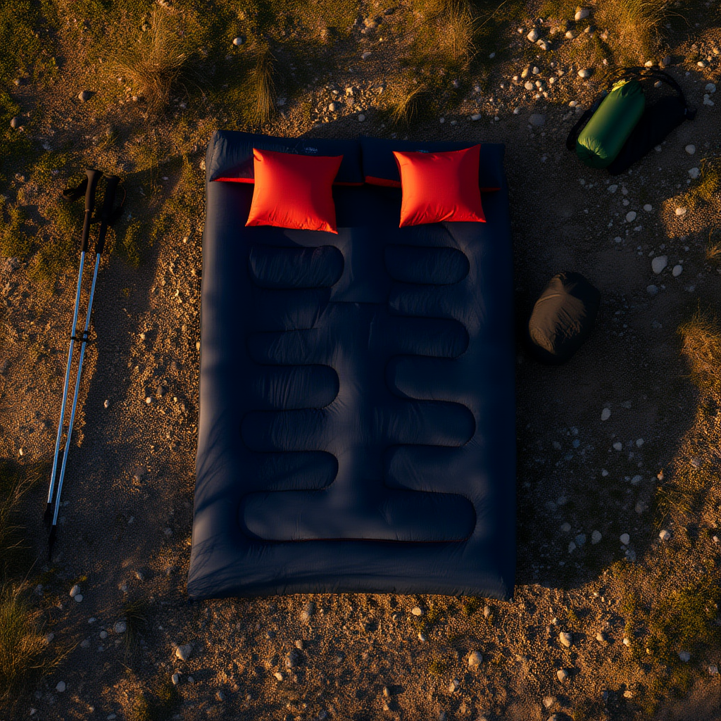 Sac de couchage double 2 personnes modulable – confort 5°C à 15°C