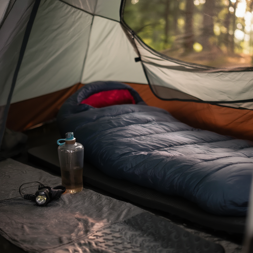 Sac de couchage momie léger camping randonnée – confort 10°C à 20°C
