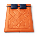 Sac de Couchage Double LunaCamp — Orange & noir | 5°C à 15°C