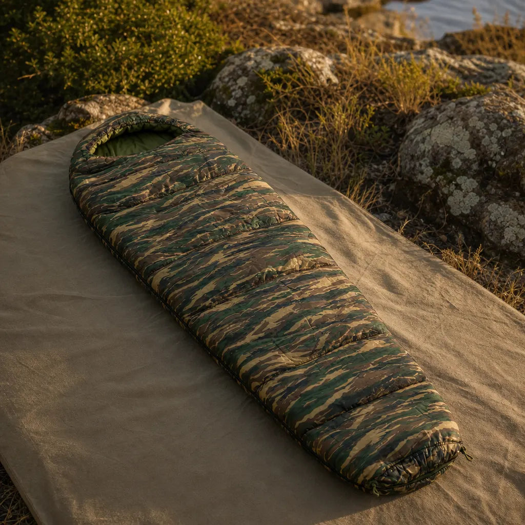 Sac de couchage momie LunaCamp militaire — vue 2