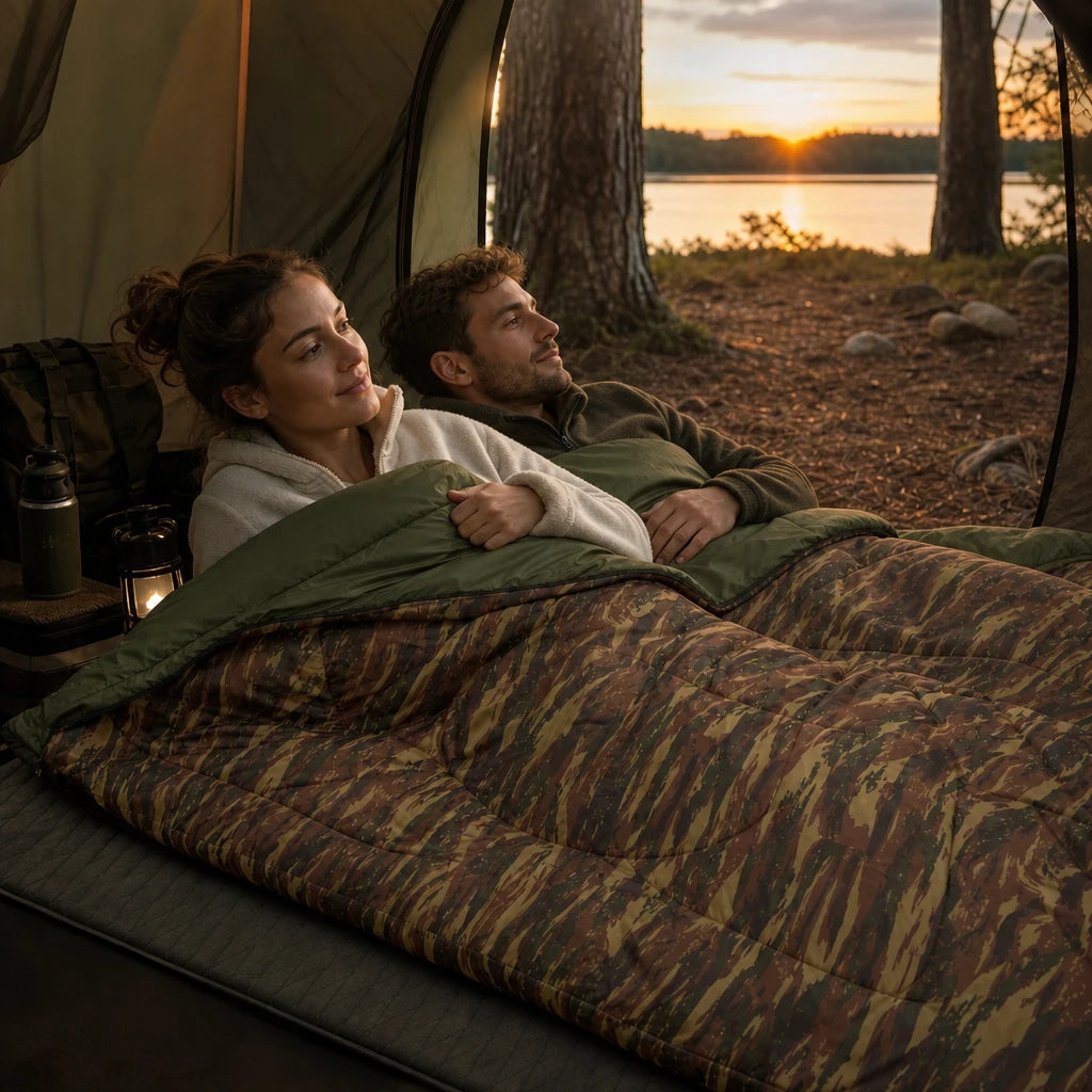 Sac de couchage double LunaCamp militaire — vue 4