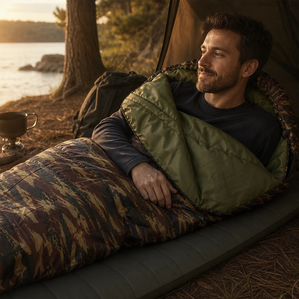 Sac de couchage momie LunaCamp militaire — vue 4