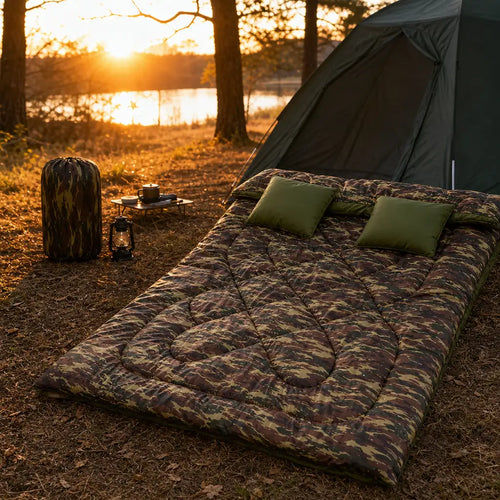 Sac de couchage double LunaCamp militaire — vue 2