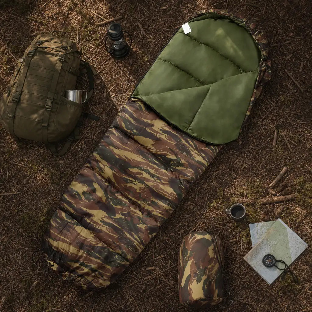 Sac de couchage momie LunaCamp militaire — vue 3